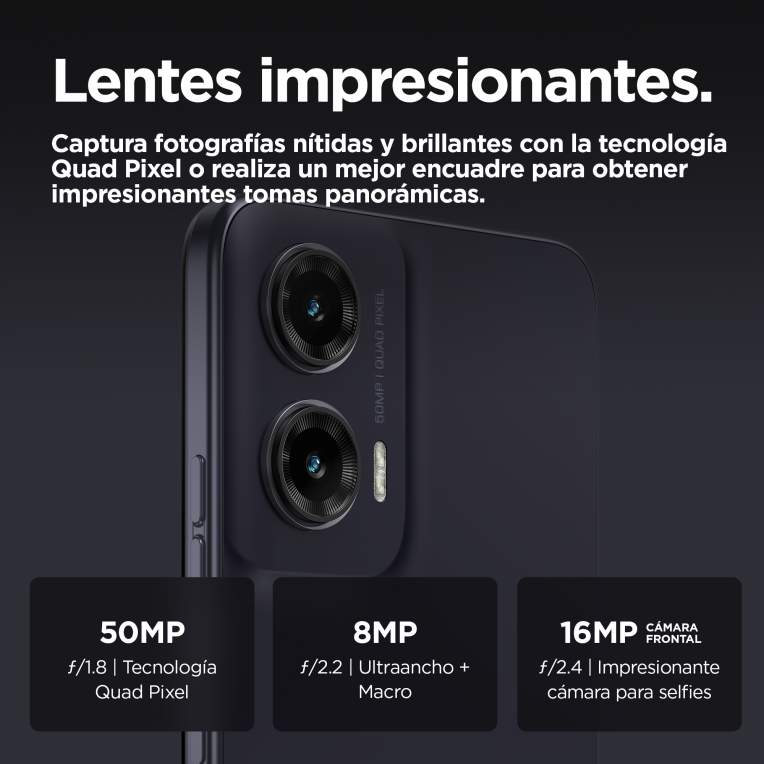 SMARTPHONE MOTOROLA MOTO G35 5G 8GB/256GB GREYSTONE - detalle