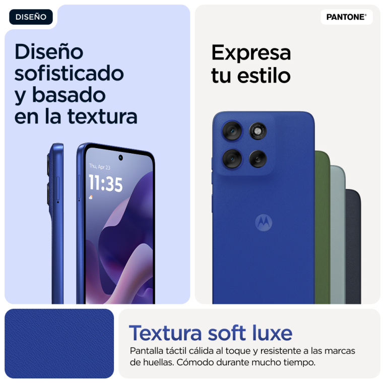 SMARTPHONE MOTOROLA MOTO G56 5G 8GB/256GB DAZZLING BLUE - detalle