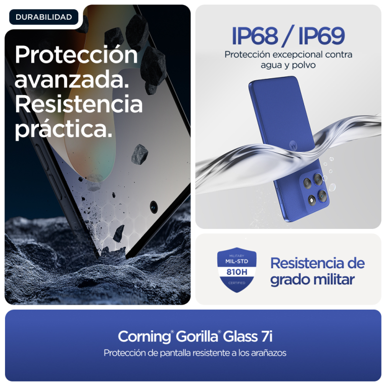 SMARTPHONE MOTOROLA MOTO G56 5G 8GB/256GB DAZZLING BLUE - detalle