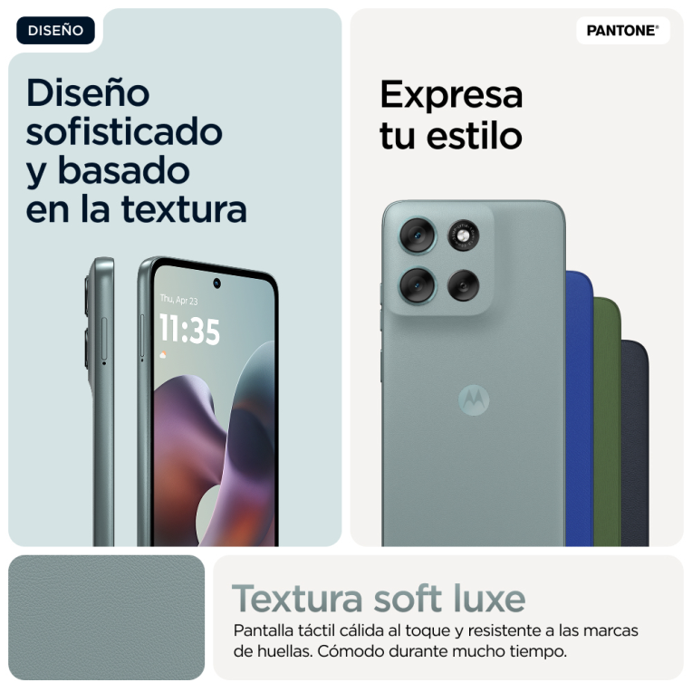 SMARTPHONE MOTOROLA MOTO G56 5G 8GB/256GB GRAY MIST - detalle