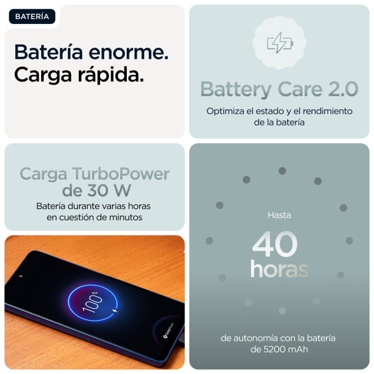 SMARTPHONE MOTOROLA MOTO G56 5G 8GB/512GB GRAY MIST - detalle