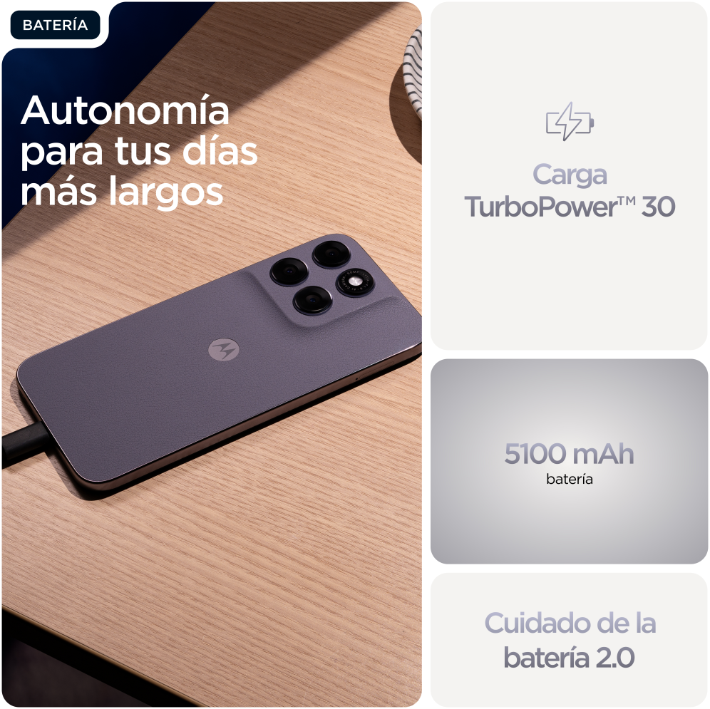 SMARTPHONE MOTOROLA MOTO G67 4GB/256GB ARTIC SEAL - detalle