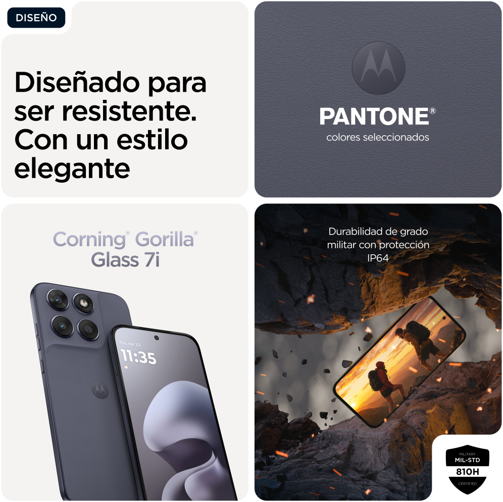 SMARTPHONE MOTOROLA MOTO G67 4GB/256GB ARTIC SEAL - detalle