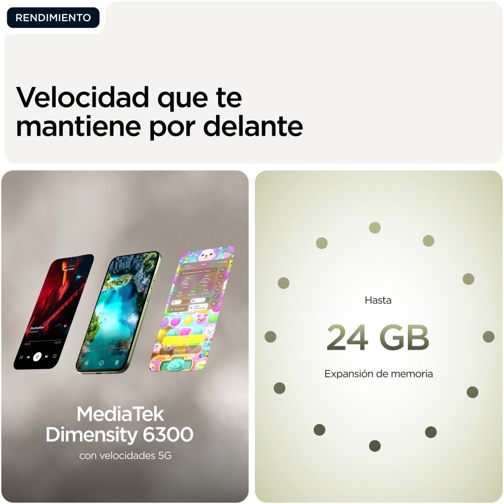 SMARTPHONE MOTOROLA MOTO G67 4GB/256GB NILE - detalle