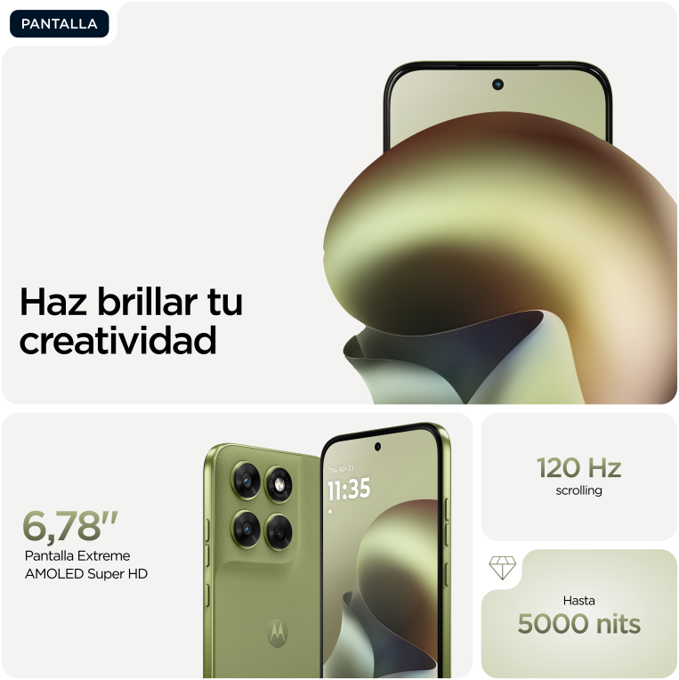 SMARTPHONE MOTOROLA MOTO G67 4GB/256GB NILE - detalle