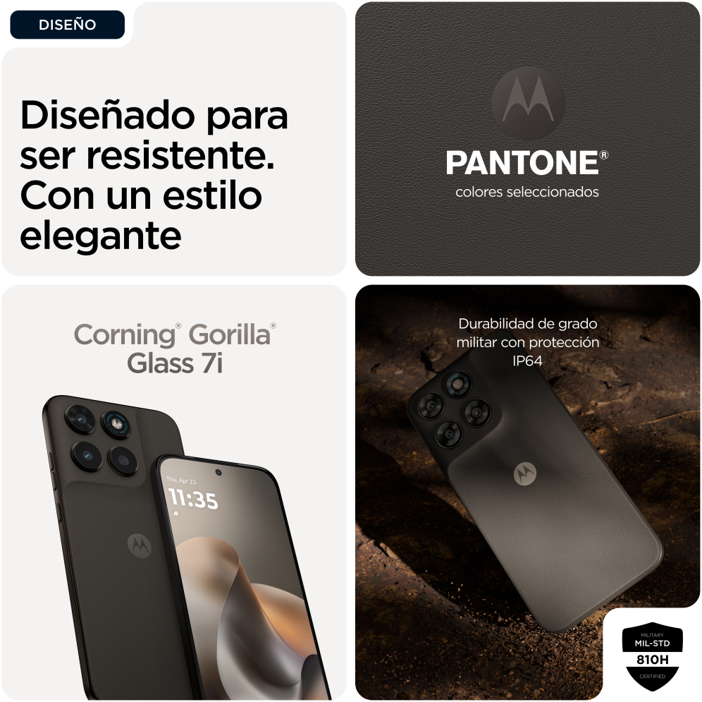 SMARTPHONE MOTOROLA MOTO G77 8GB/256GB BLACK OLIVE - detalle