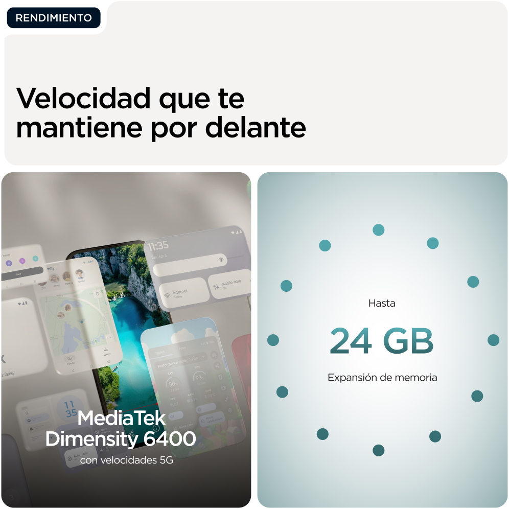SMARTPHONE MOTOROLA MOTO G77 8GB/512GB SHADED SPRUCE - detalle