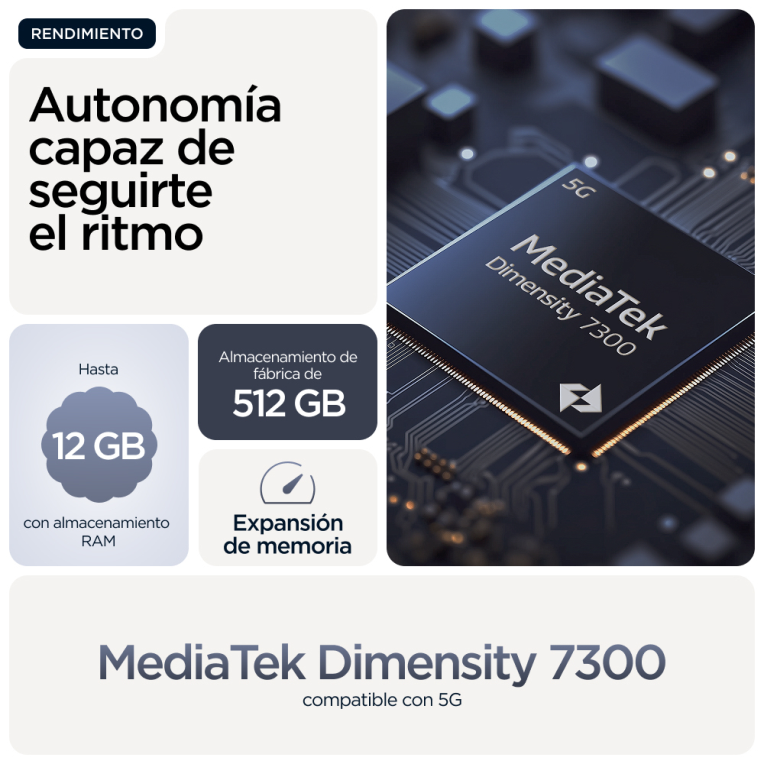 SMARTPHONE MOTOROLA MOTO G86 8GB 256GB 5G AZUL OSCURO - detalle
