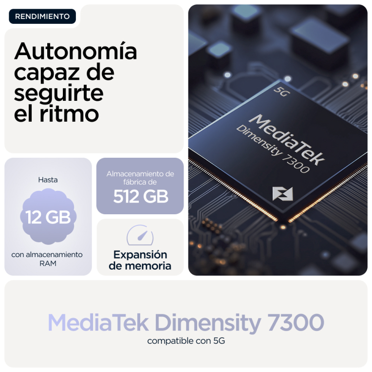 SMARTPHONE MOTOROLA MOTO G86 8GB 256GB 5G LILA - detalle