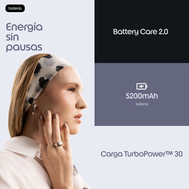SMARTPHONE MOTOROLA MOTO G87 5G 8GB/256GB BLUE ATOLL - detalle