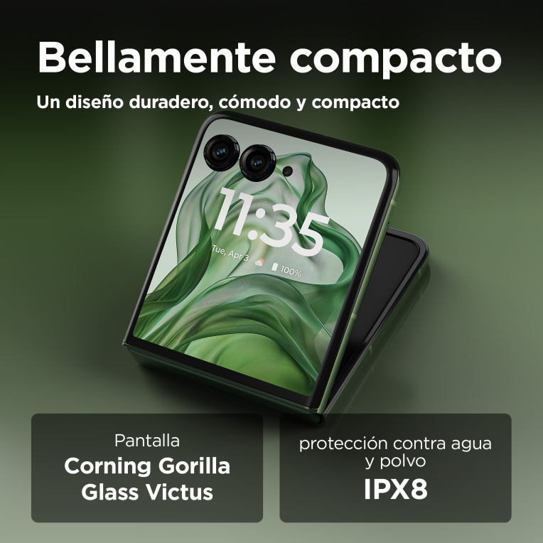 SMARTPHONE MOTOROLA MOTO RAZR 50 ULTRA 12G/512GB SPRING GREEN - detalle
