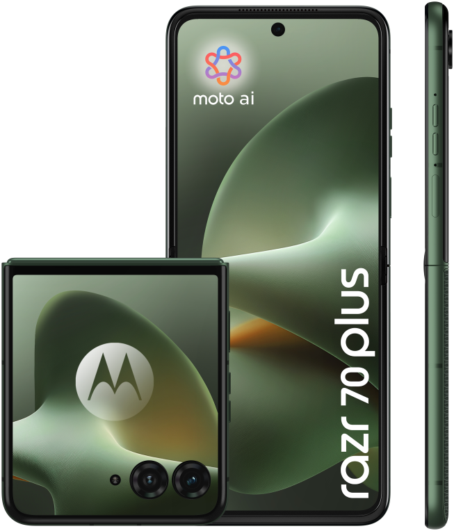 SMARTPHONE MOTOROLA MOTO RAZR 70 PLUS 5G 12GB 512GB MOUNTAIN VIEW - detalle