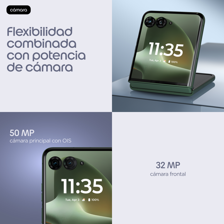 SMARTPHONE MOTOROLA MOTO RAZR 70 PLUS 5G 12GB 512GB MOUNTAIN VIEW - detalle