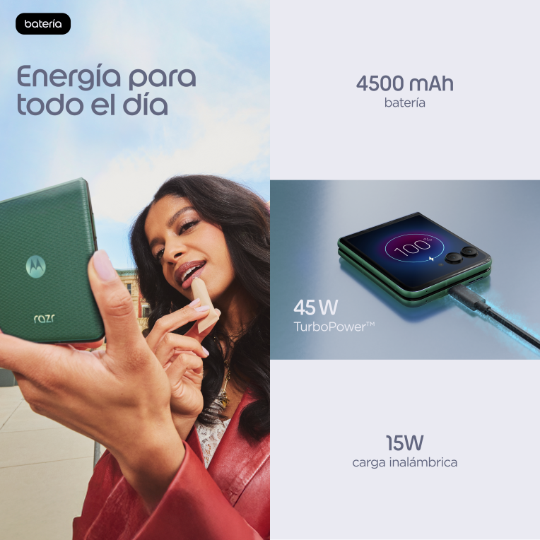 SMARTPHONE MOTOROLA MOTO RAZR 70 PLUS 5G 12GB 512GB MOUNTAIN VIEW - detalle