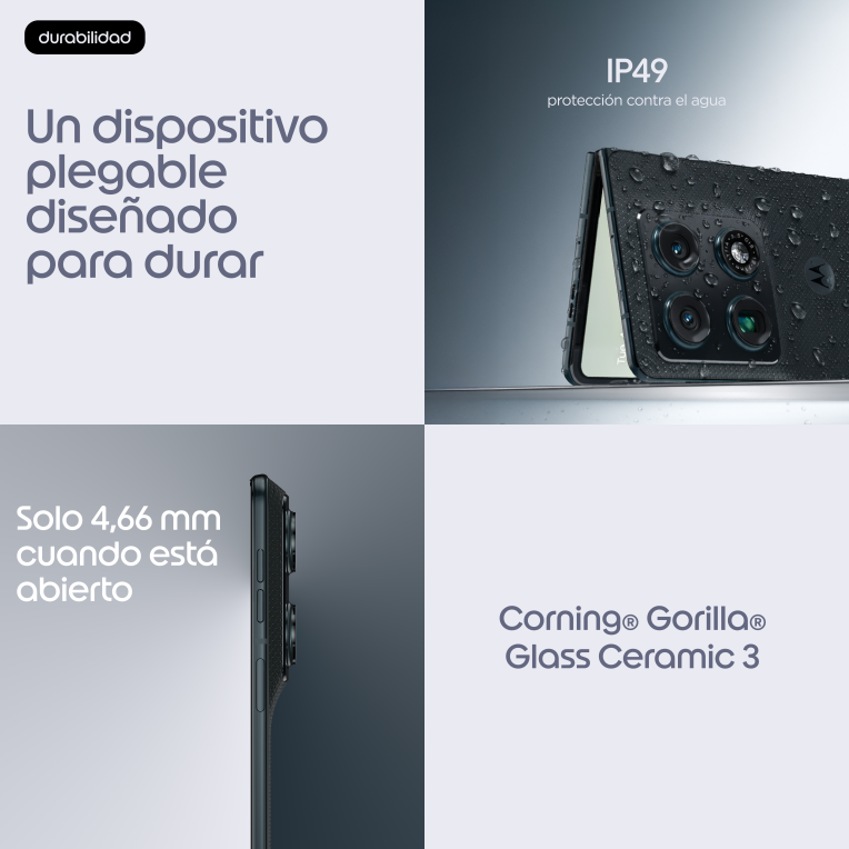 SMARTPHONE MOTOROLA MOTO RAZR FOLD 5G 16GB 512GB BLACKENED BLUE - detalle
