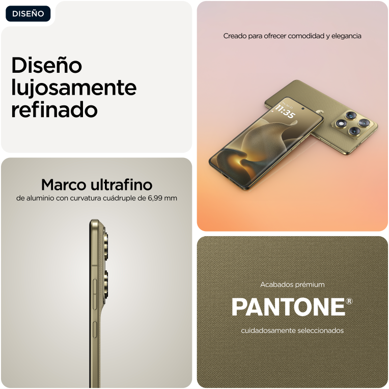 SMARTPHONE MOTOROLA MOTO SIGNATURE 5G 16GB 512GB MARTINI OLIVE - detalle