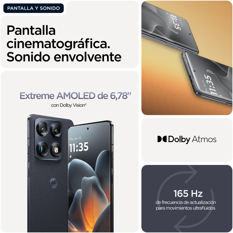 SMARTPHONE MOTOROLA SIGNATURE 16GB/512GB DARK GREY - detalle