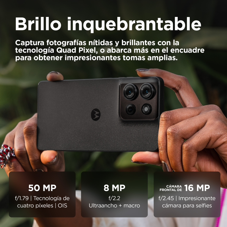 SMARTPHONE MOTOROLA THINKPHONE 25 8GB/256GB 5G CARBON BLACK - detalle