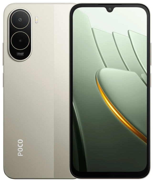 Xiaomi POCO C81 Pro 17.5 cm (6.9") SIM doble 4G USB Tipo C 4 GB 128 GB 6000 mAh Oro