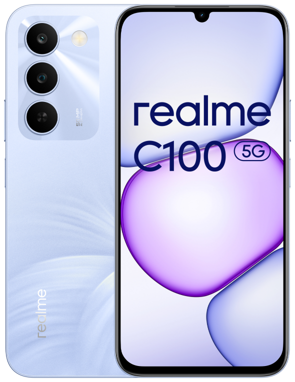 SMARTPHONE REALME C100 5G 4GB 256GB BLOOMING PURPLE - detalle