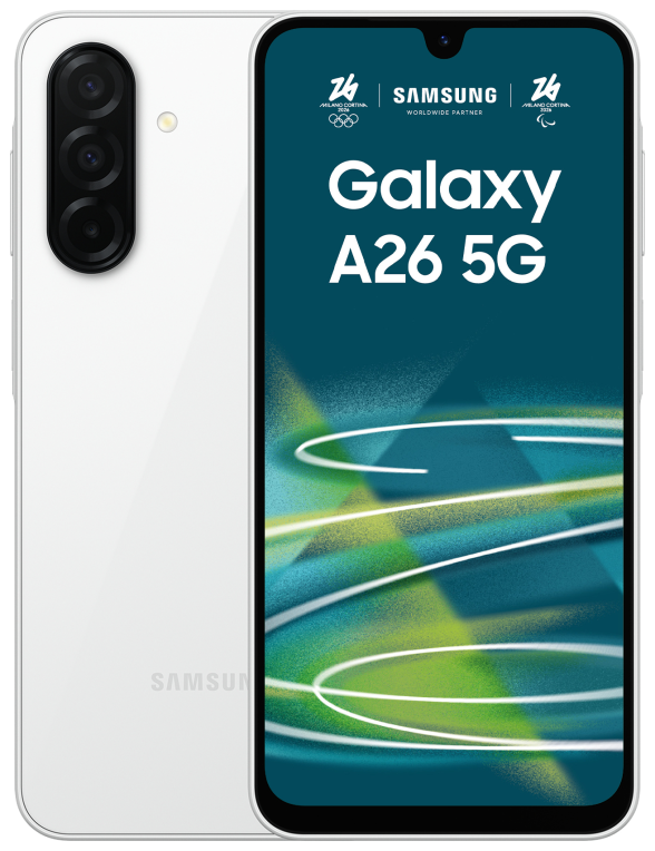 SMARTPHONE SAMSUNG GALAXY A26 6GB 128GB 5G WHITE