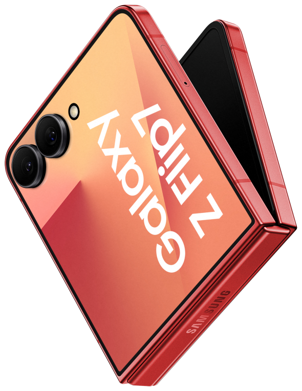 SMARTPHONE SAMSUNG GALAXY Z FLIP7 12GB 512GB 5G CORALRED - detalle