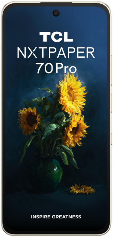SMARTPHONE TCL NXTPAPER 70 PRO 8GB 256GB 5G NEBULA GOLD - detalle