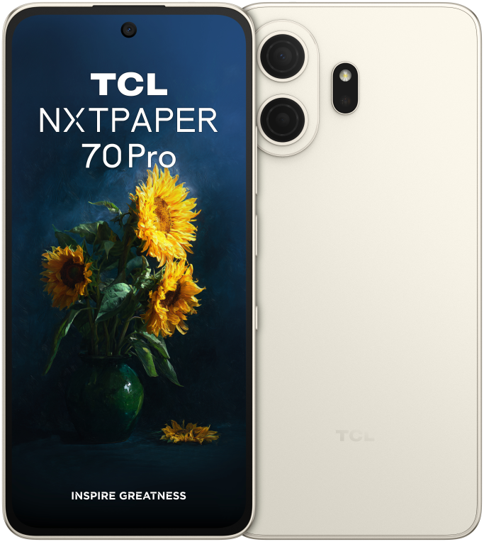 SMARTPHONE TCL NXTPAPER 70 PRO 8GB 256GB 5G NEBULA GOLD