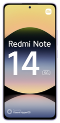SMARTPHONE XIAOMI REDMI NOTE 14 5G 6,67 8GB/256GB LAVENDER