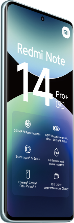SMARTPHONE XIAOMI REDMI NOTE 14 PRO+ 5G 6,67 8GB/256GB FROST BLUE - detalle