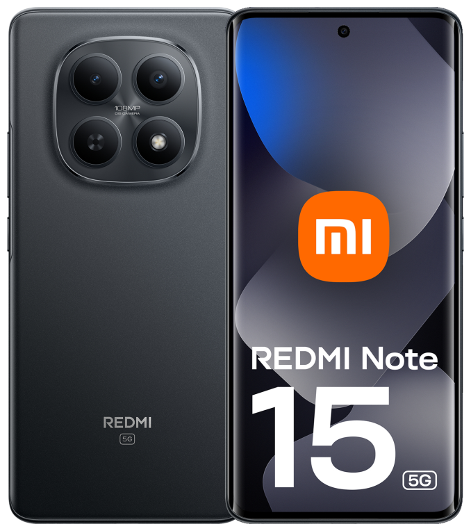 SMARTPHONE XIAOMI REDMI NOTE 15 5G 6,83 8GB/256GB BLACK