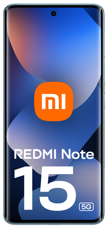 SMARTPHONE XIAOMI REDMI NOTE 15 5G 6,83 8GB/256GB GLACIER BLUE - detalle