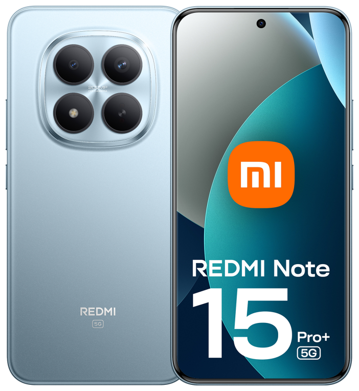 SMARTPHONE XIAOMI REDMI NOTE 15 PRO+ 5G 6,83 12GB/512GB GLACIER BLUE
