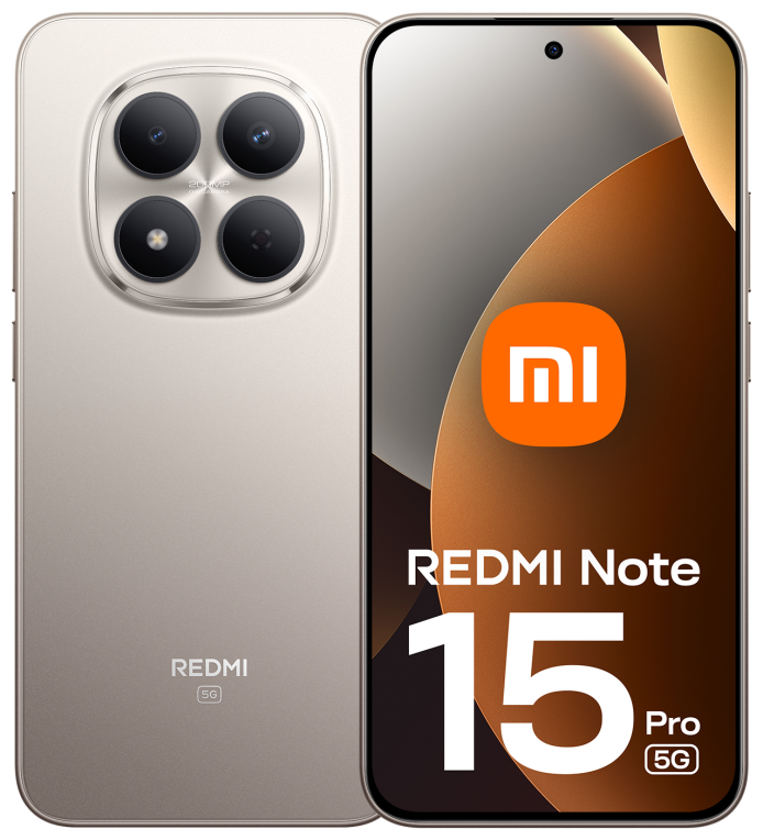 SMARTPHONE XIAOMI REDMI NOTE 15 PRO 5G 6,83 8GB/256GB TITANIUM COLOR