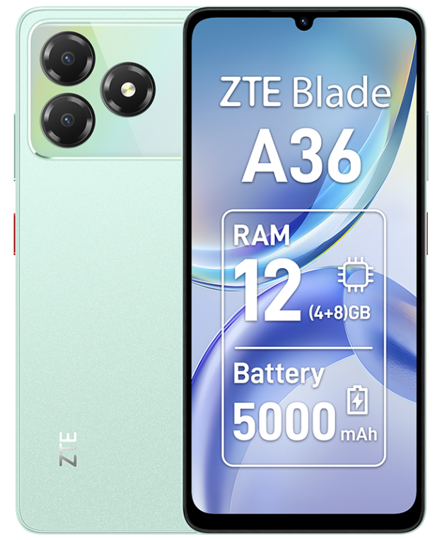 SMARTPHONE ZTE BLADE A36 4+8GB/64GB GREEN