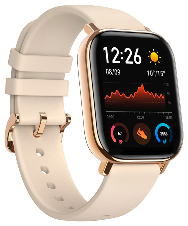SMARTWATCH AMAZFIT GTS 1,65" DORADO - detalle