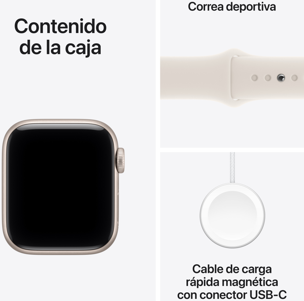 SMARTWATCH APPLE WATCH SE3 40MM ALUMINIUM STARLIGHT - detalle