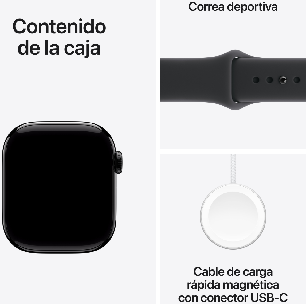 SMARTWATCH APPLE WATCH SERIES 11 42MM ALUMINIUM BLACK - detalle