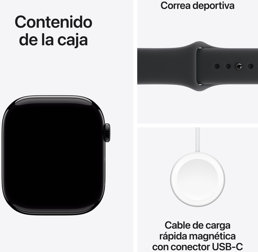 SMARTWATCH APPLE WATCH SERIES 11 46MM ALUMINIUM BLACK - detalle