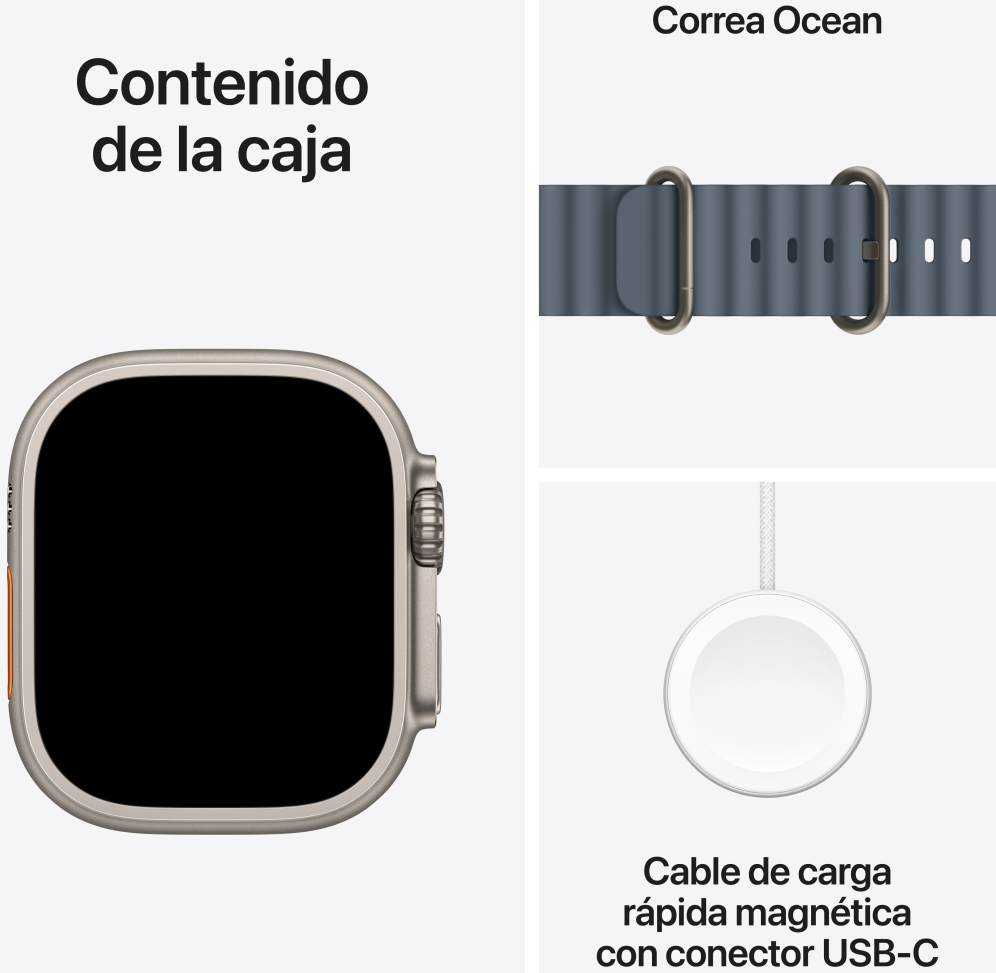 SMARTWATCH APPLE WATCH ULTRA 3 49MM TITANIUM NATURAL - detalle