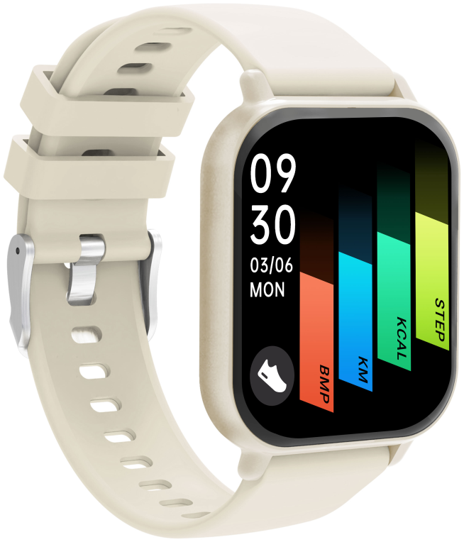 SMARTWATCH DENVER BLUETOOTH CON FRECUENCIA CARDIACA Y PRESION ARTERIAL BLANCO - detalle