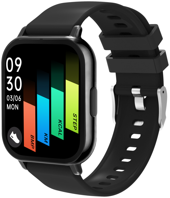 SMARTWATCH DENVER BLUETOOTH CON FRECUENCIA CARDIACA Y PRESION ARTERIAL NEGRO - detalle