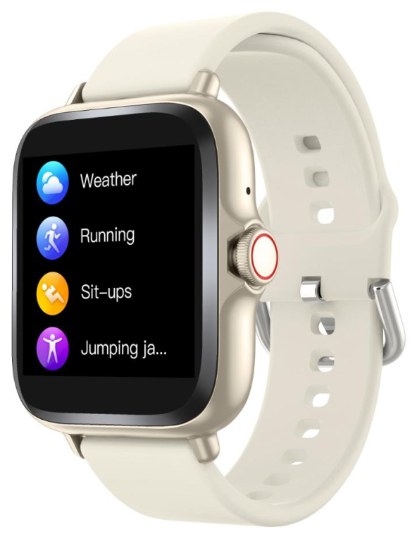 SMARTWATCH DENVER BLUETOOTH CON SENSOR DE FRECUENCIA CARDIACA BLANCO - detalle