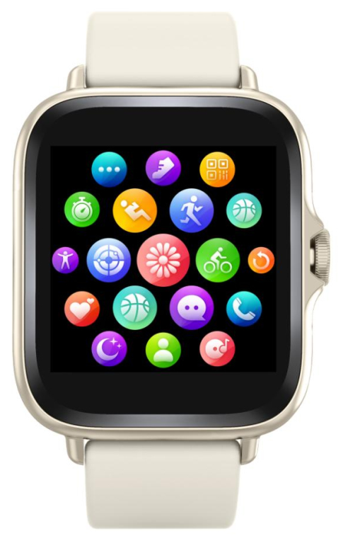 SMARTWATCH DENVER BLUETOOTH CON SENSOR DE FRECUENCIA CARDIACA BLANCO - detalle