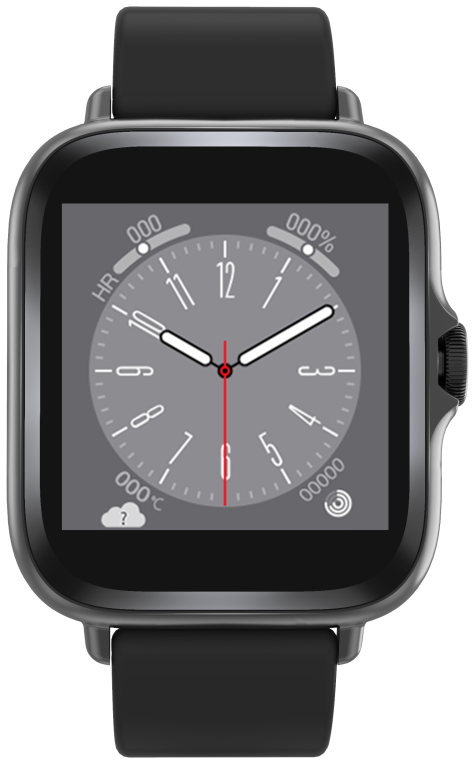 SMARTWATCH DENVER BLUETOOTH CON SENSOR DE FRECUENCIA CARDIACA NEGRO - detalle