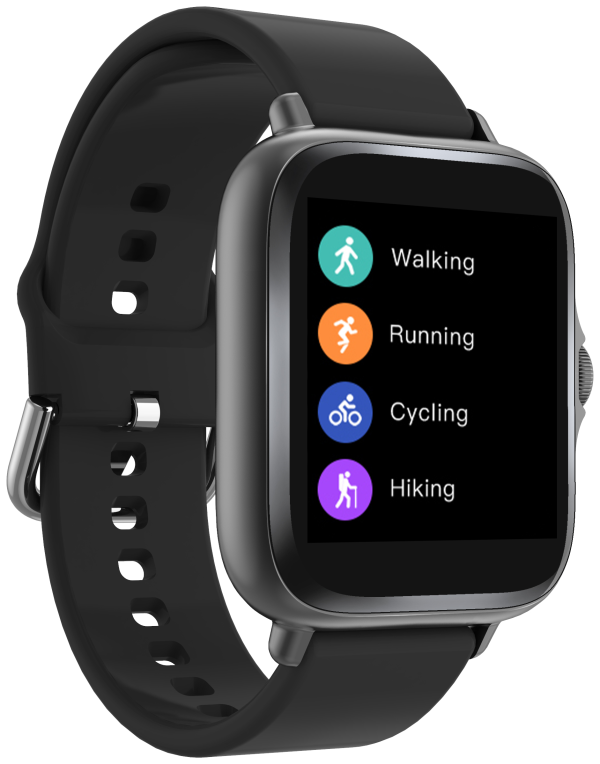 SMARTWATCH DENVER BLUETOOTH CON SENSOR DE FRECUENCIA CARDIACA NEGRO - detalle