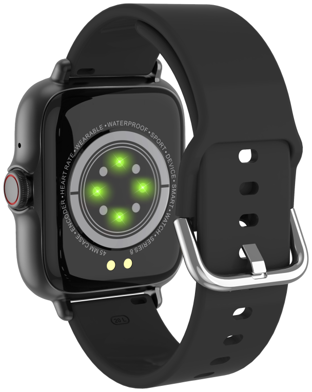 SMARTWATCH DENVER BLUETOOTH CON SENSOR DE FRECUENCIA CARDIACA NEGRO - detalle