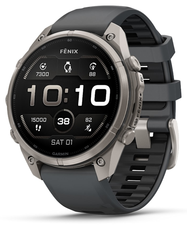 Garmin fenix 9 Pro 3.56 cm (1.4") AMOLED 47 mm Digital 454 x 454 Pixeles Pantalla táctil Titanio Wifi GPS (satélite)