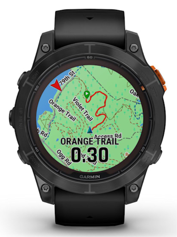 SMARTWATCH GARMIN FENIX 7 PRO SOLAR, GLASS, SLTGRYSS W/BLK BND - detalle