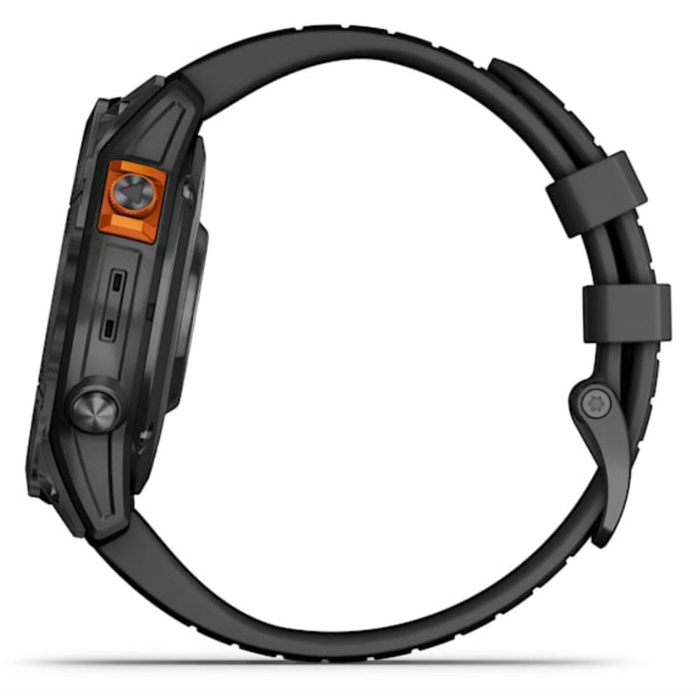 SMARTWATCH GARMIN FENIX 7 PRO SOLAR, GLASS, SLTGRYSS W/BLK BND - detalle